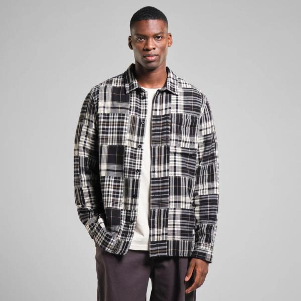 Dedicated_Shirt_Rute_Flannel_Patchwork_Black